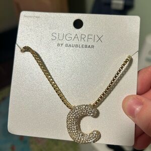 Baublebar letter C necklace